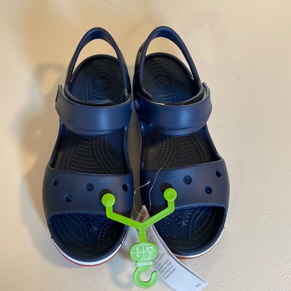 Crocs  Bayaband Clog Sandals Blue Size 3 - Picture 2 of 8